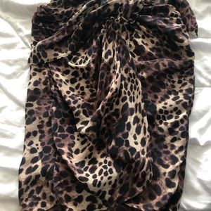 Etoile Isabel Marant silk leopard print skirt size 2.